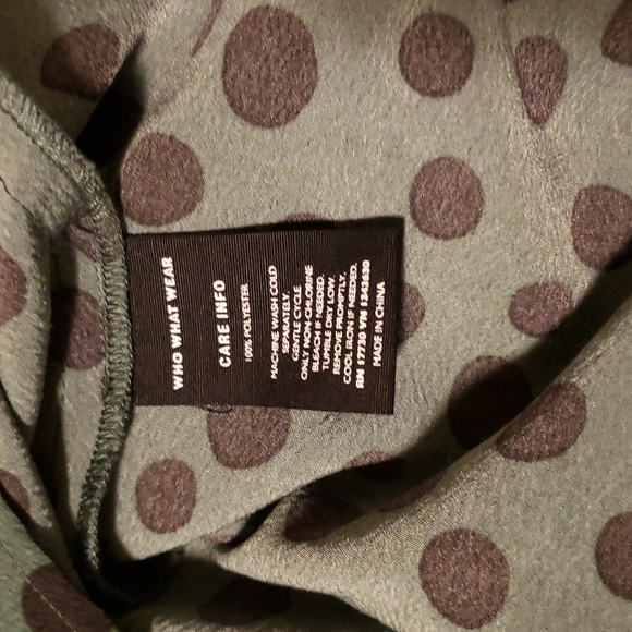 Who What Wear Polka Dotted Dress - Picture 8 of 8